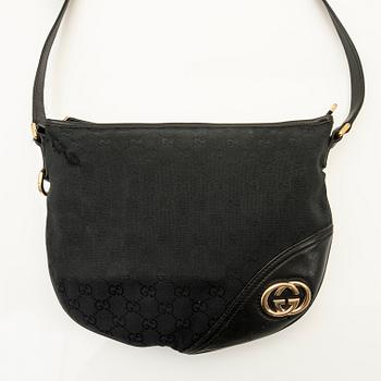 Gucci, bag, "Britt Half Moon Messenger Bag", vintage.