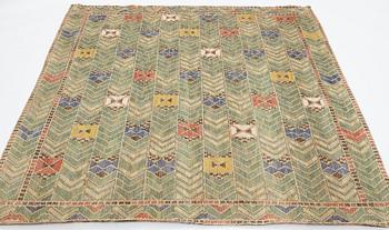 Märta Måås-Fjetterström, a drape, "Rågen", flat weave, ca 218,5-219,5 x 160,5-162 cm, signed AB MMF.