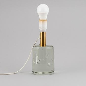 JOSEF FRANK, a model G 1819 glass and brass table lamp, Sweden, produced at Reijmyre for Firma Svenskt Tenn, designed 19.