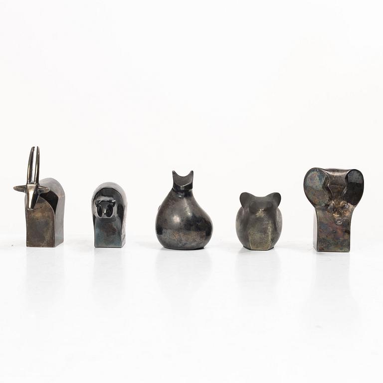 Gunnar Cyrén, Five figurines, Dansk Designs, Japan.