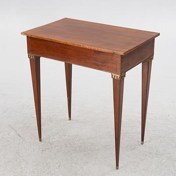A gustavian style sewing table, 19th Century.