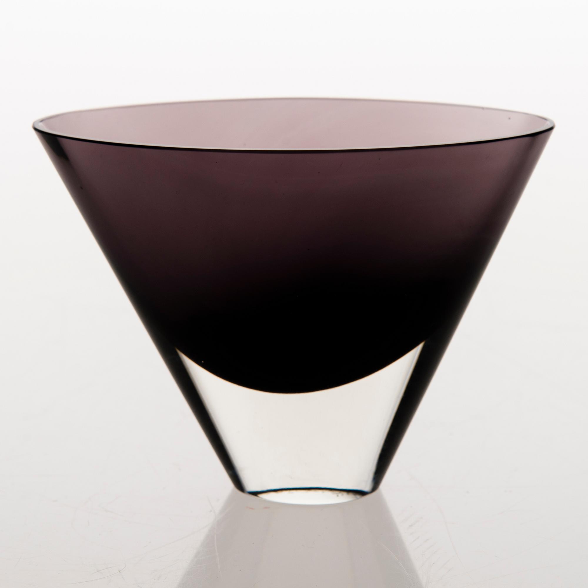KAJ FRANCK, A 'KF 234' glass vase, signed K. Franck Nuutajärvi Notsjö -61.