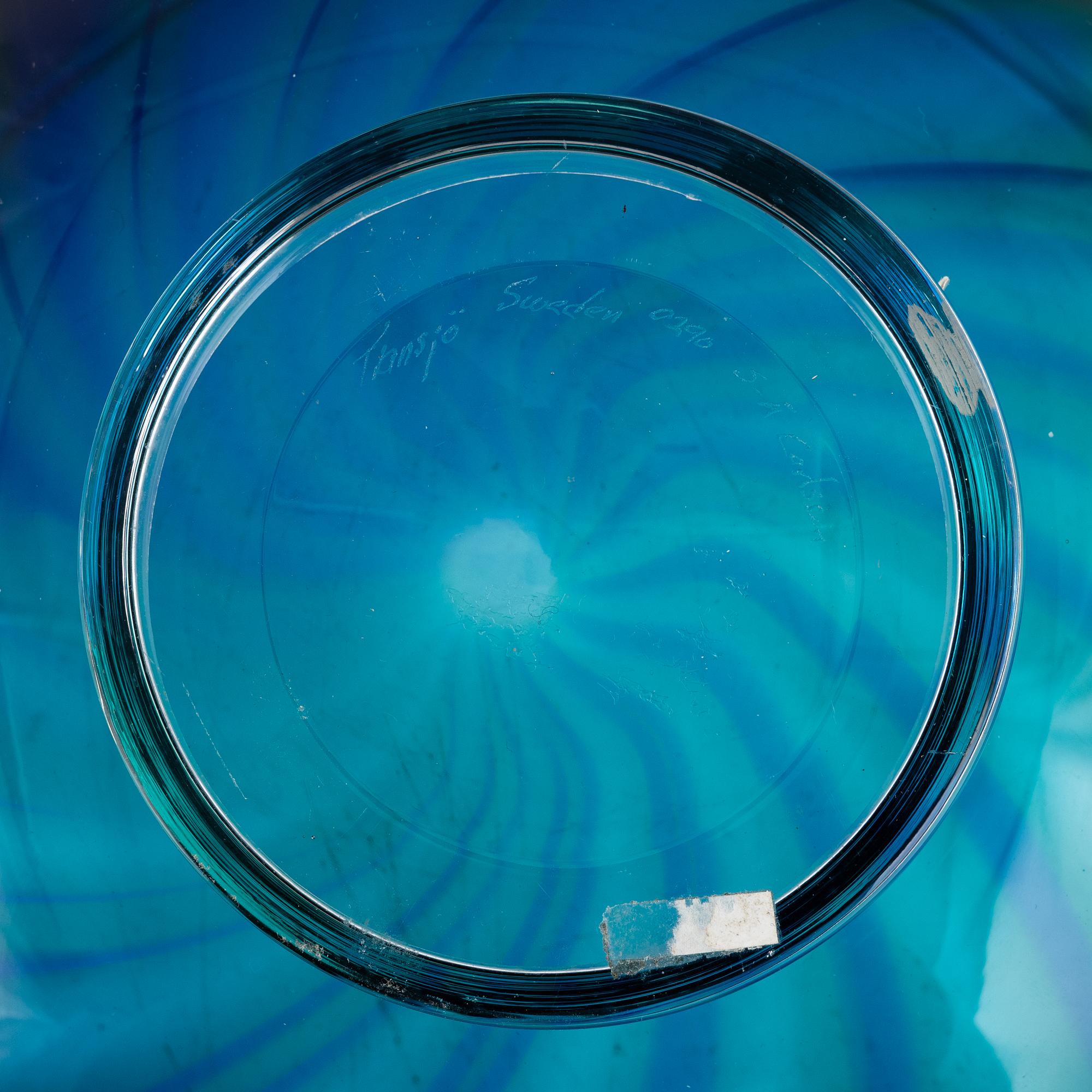 Sven-Åke Carlsson, a glass bowl, Transjö, Sweden.