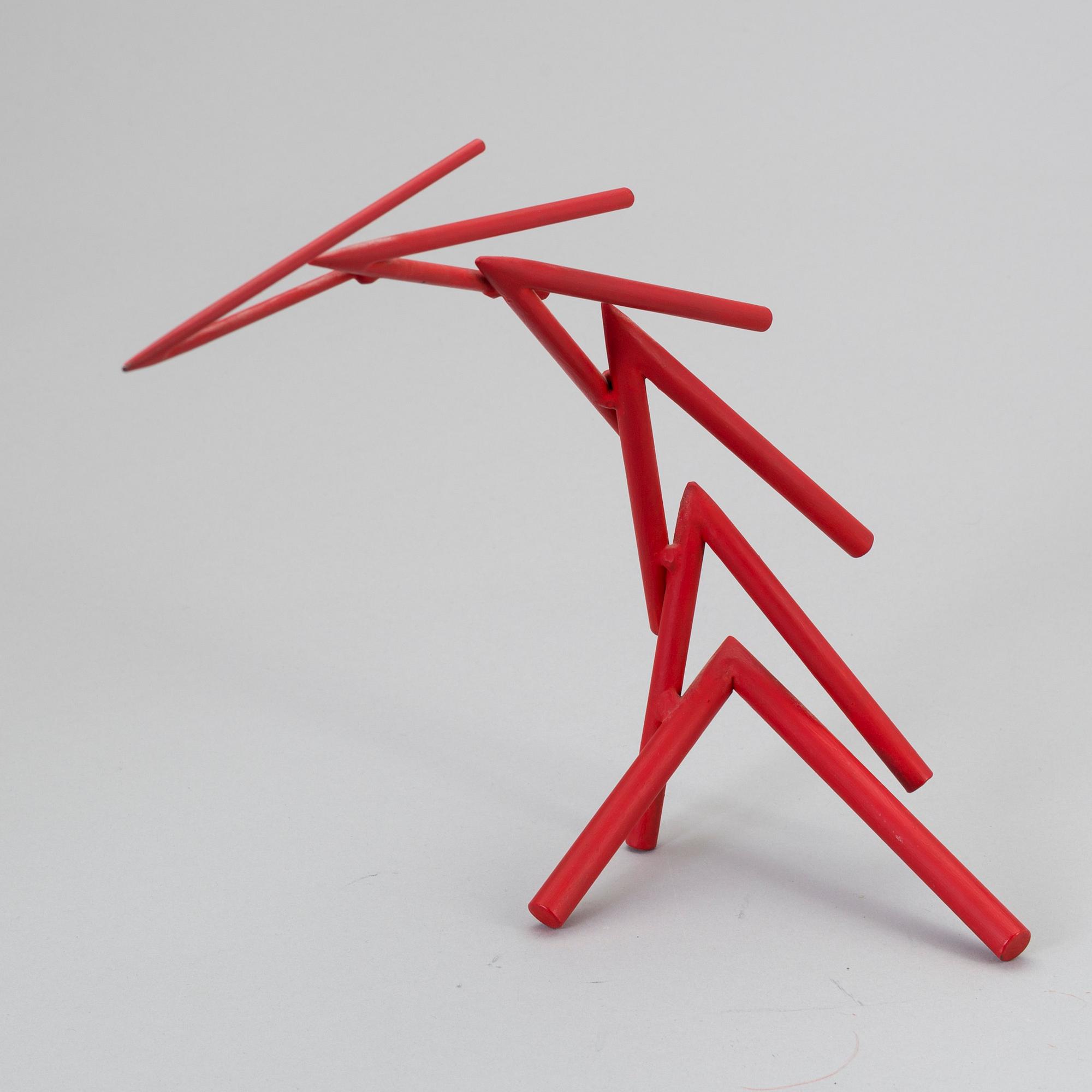 OSCAR REUTERSVÄRD, a metal sculpture, signed.