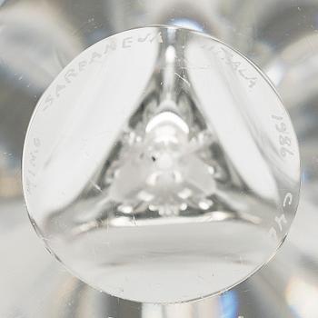 Timo Sarpaneva, veistos, "Claritas", signeerattu Timo Sarpaneva Iittala 1986 C46.
