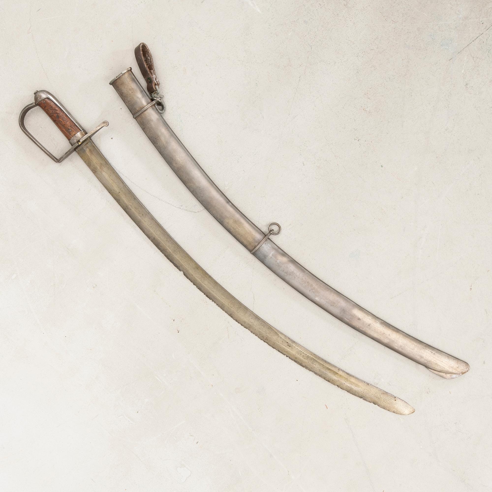 Sabel, svensk, m/1807, med balja.