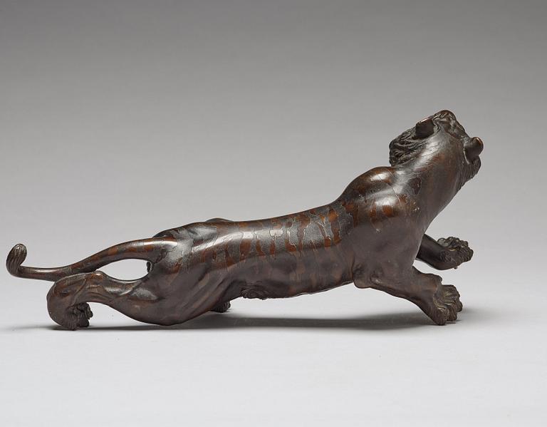 SKULPTURGRUPP, brons. Japan, Meiji (1868-1912).