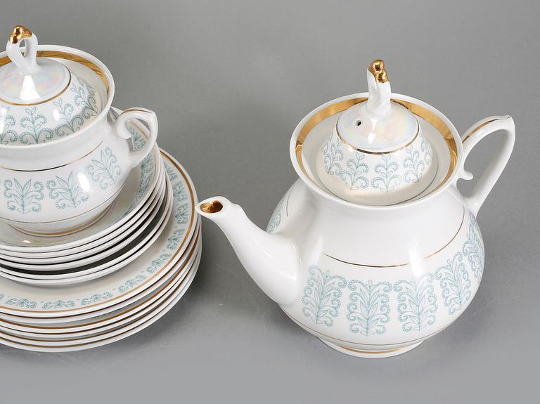 A 1950s porcelian tea service.