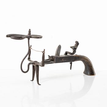 A mechanical flintlock from Wedevåg ironworks, later part 18th century / early 19th century.