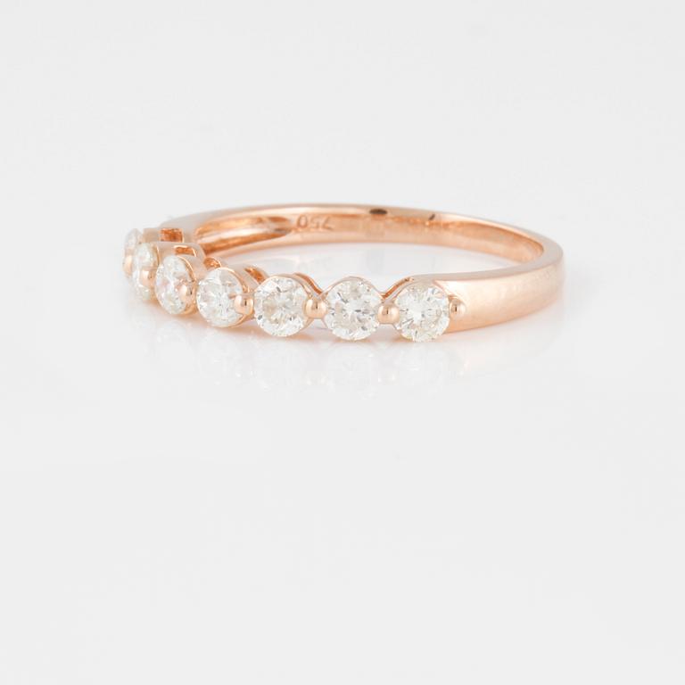 RING, med briljantslipade diamanter 0.573 ct.