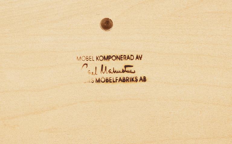 SOFFBORD, brännmärkt Carl Malmsten, 1900-tal.