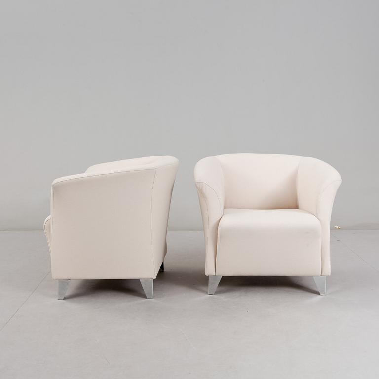 FÅTÖLJER, ett par, "Parcel", Gabriel Teixidó, Grassoler, formgiven 1998.