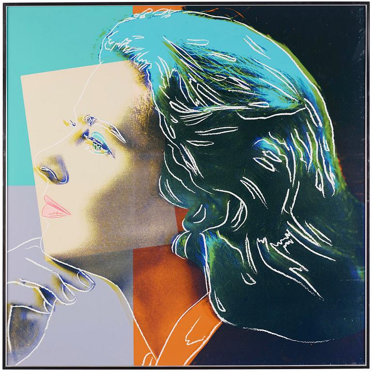 Andy Warhol, "Three portraits of Ingrid Bergman by Andy Warhol".