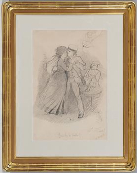 Albert Edelfelt, "GANZ BEI DER SACHE".