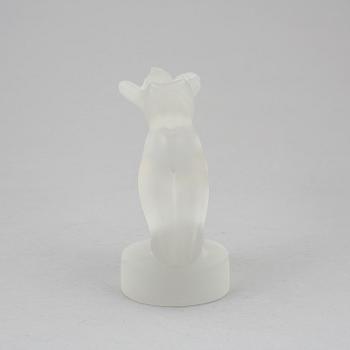 FIGURIN, glas, Lalique, Frankrike, 1900-talets andra hälft.