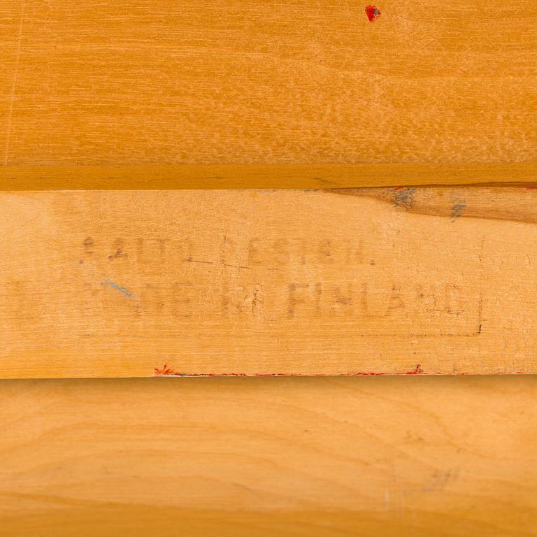 Alvar Aalto, karmstol, modell 51, för OY Huonekalu- ja Rakennustyötehdas A.B. Finland 1930-tal.