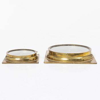 Compasses, 2 pcs, by Frans J Berg Stockholm, 18th/19th century.