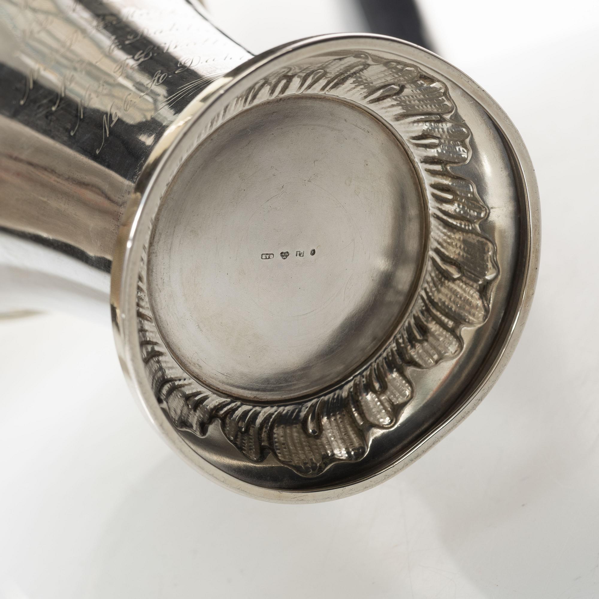Bägare, 3 st, silver, Sverige, 1900-talets första hälft.