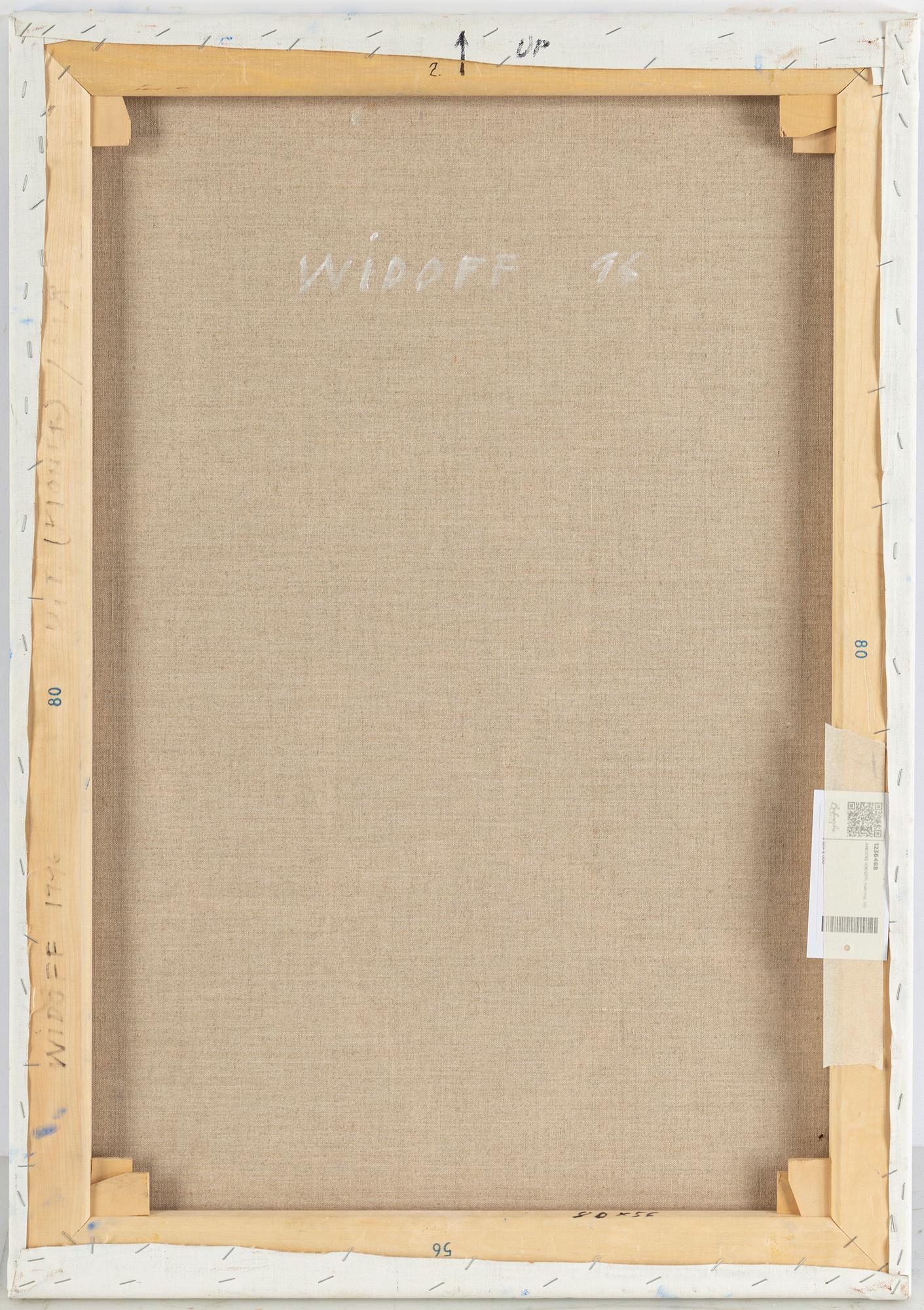 ANDERS WIDOFF,oil on canvas, signed and dated 1996 verso.
