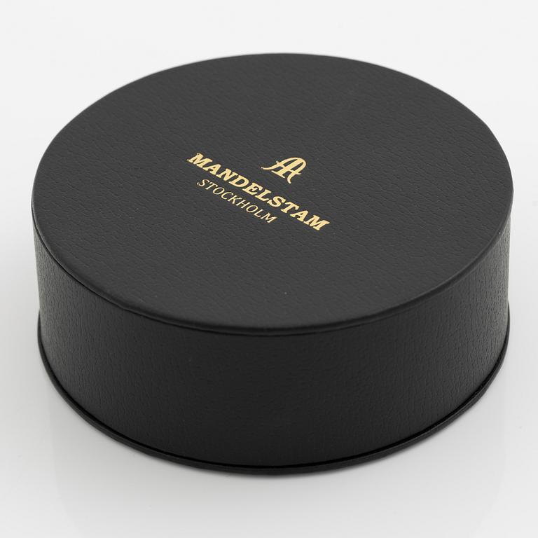 Örhängen, Mandelstam, 18K guld med briolettslipad limekvarts, peridot och briljantslipade diamanter.