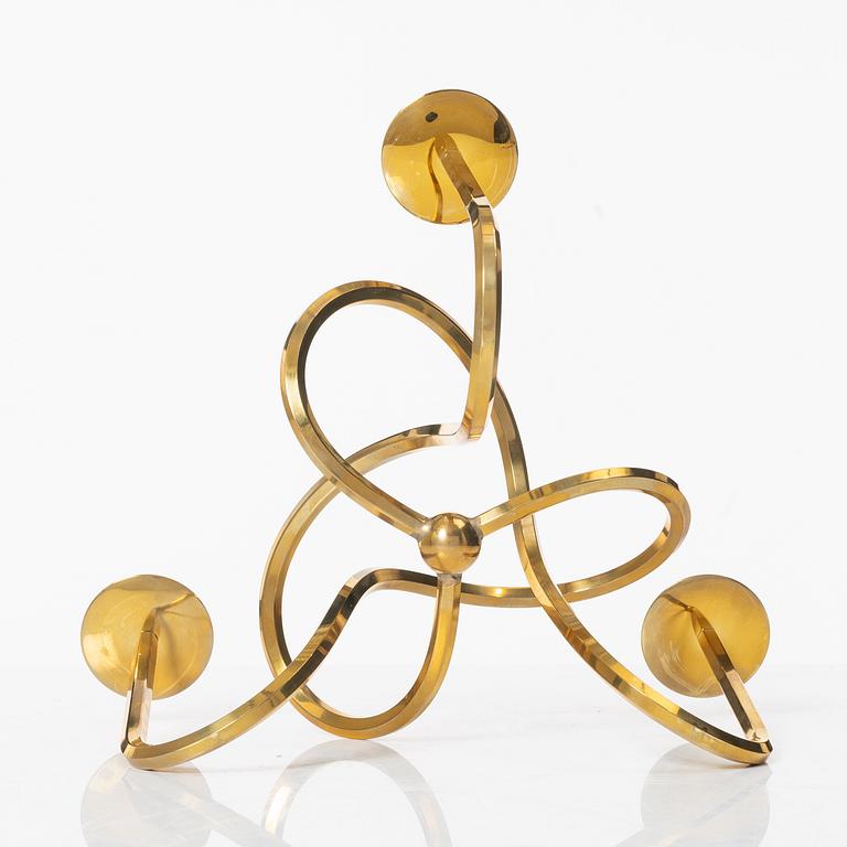 Josef Frank, a brass candelabrum, "The Friendship Knot", Svenskt Tenn.
