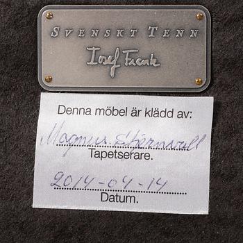 Josef Frank, armchair, model 568, Svenskt Tenn.