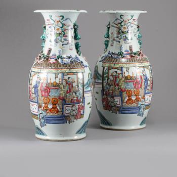 PARVASER, porslin, Kina, 1800/1900-tal.