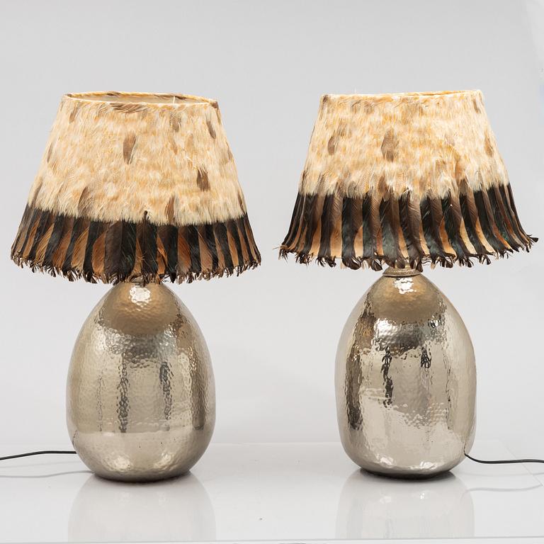 A pair of table lamps, DIS Inredning.