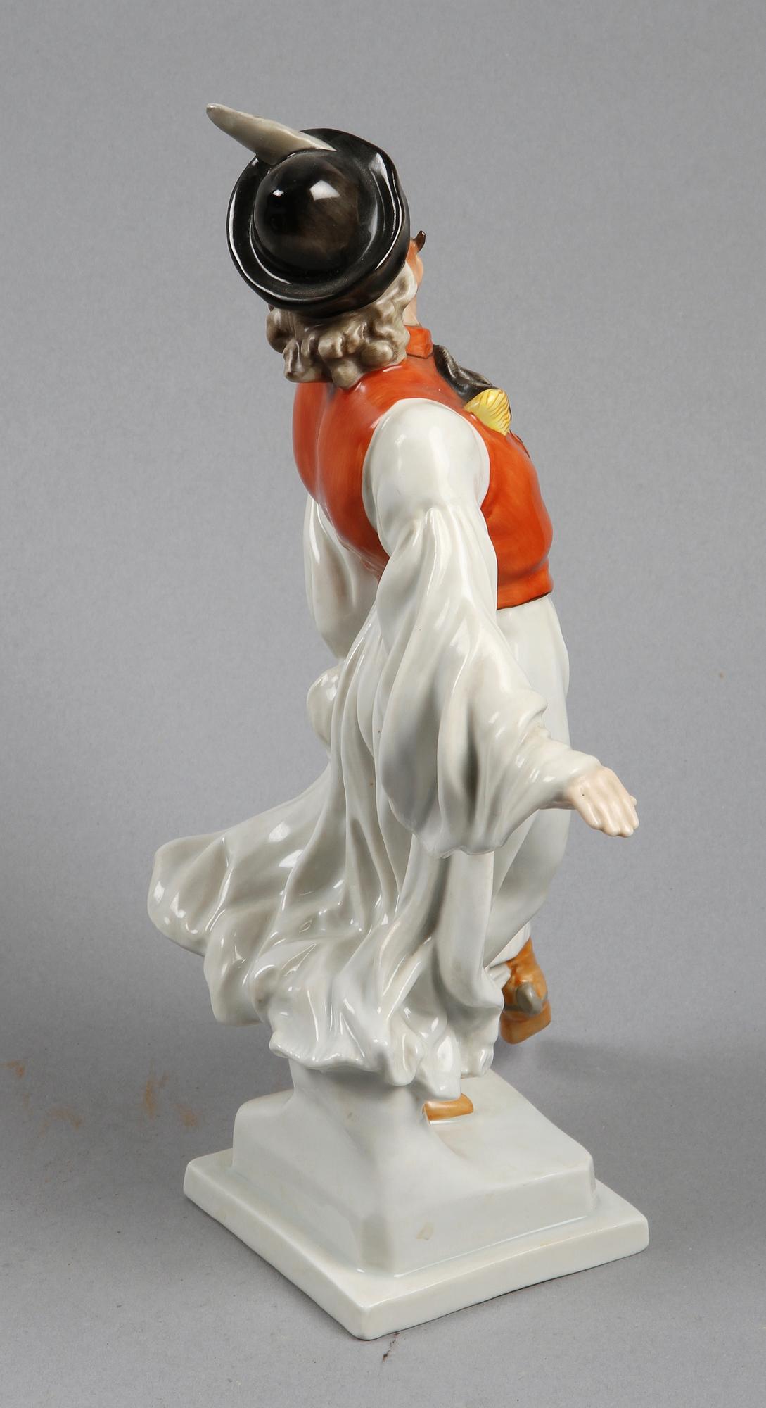 FIGURIN, porslin, Herend, 1900-tal.