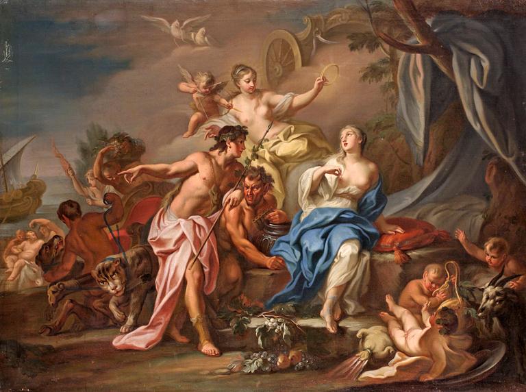 Georg Engelhard Schröder Tillskriven, "Bachus et Ariadne".