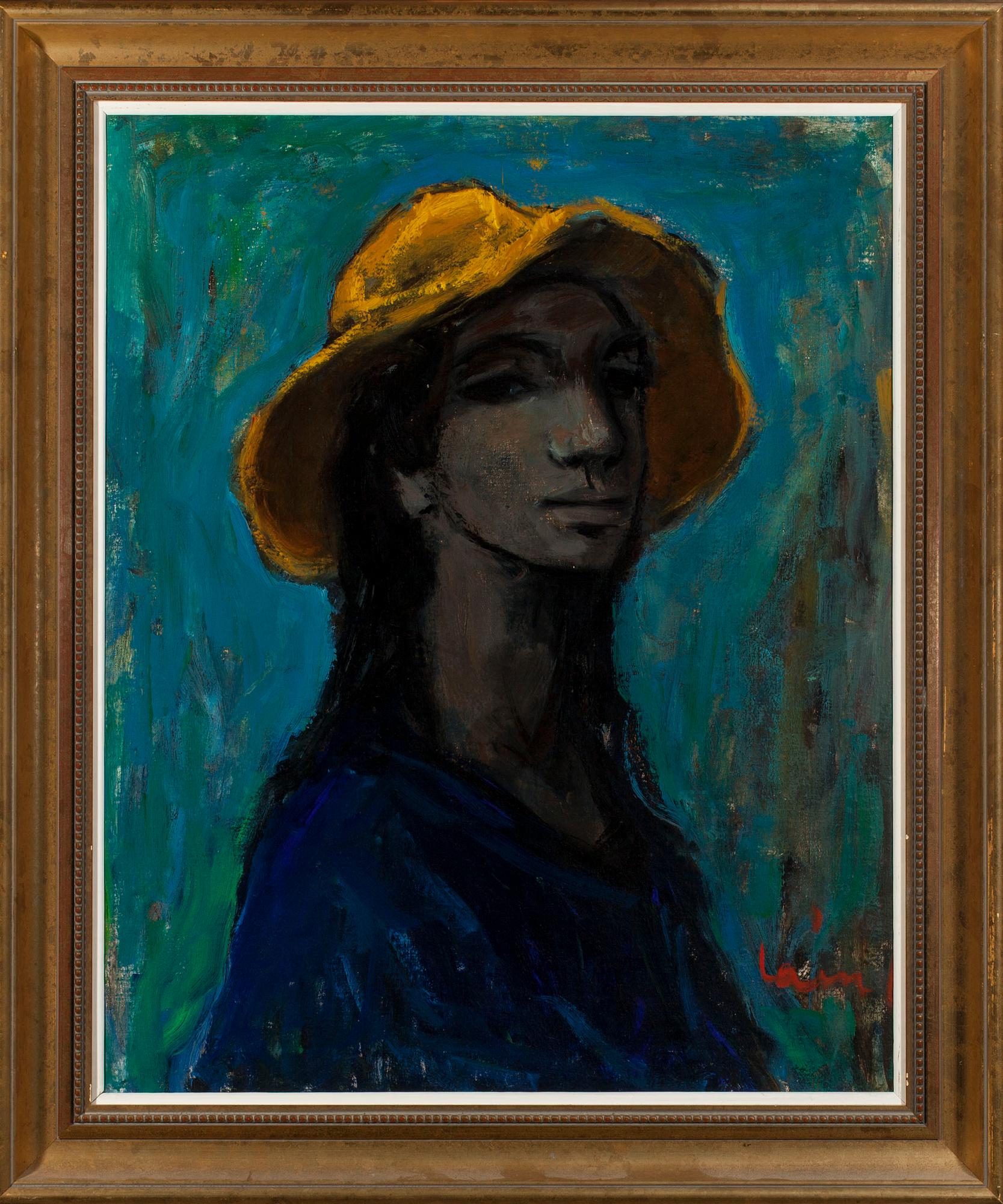 OLAVI LAINE, olja på duk, signerad, 1960-tal.