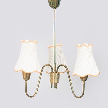 A mid-20th century ceiling light by Valinte.