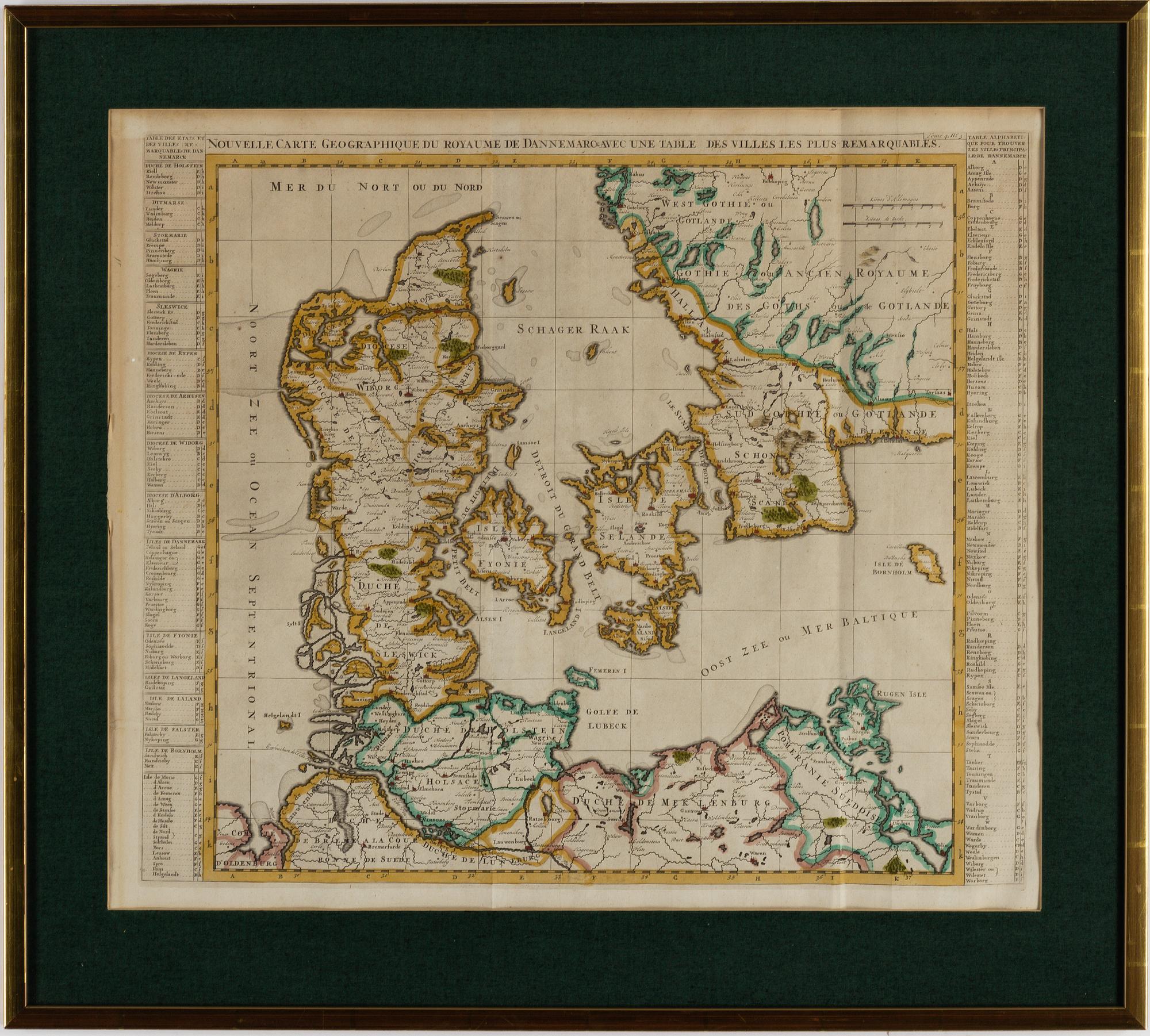 MAP/ENGRAVING, 18Th Century.