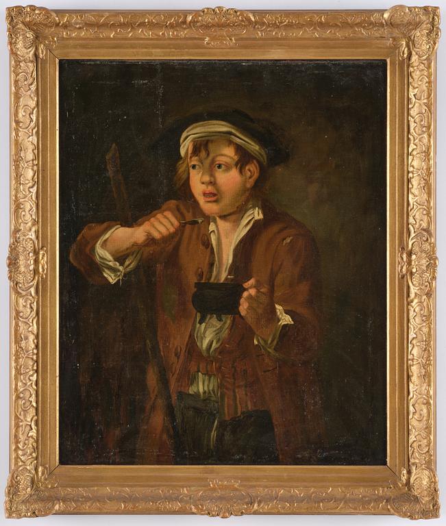 Okänd konstnär, möjligen England, tidigt 1800-tal, Ätande gosse.