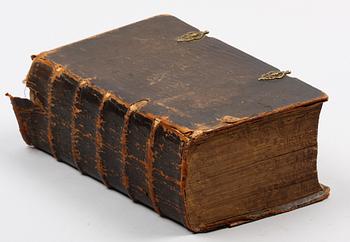 BIBEL, "Adolf Fredriks bibel", Stockholm 1744.