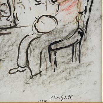 Marc Chagall, "L'artiste et l'ange".