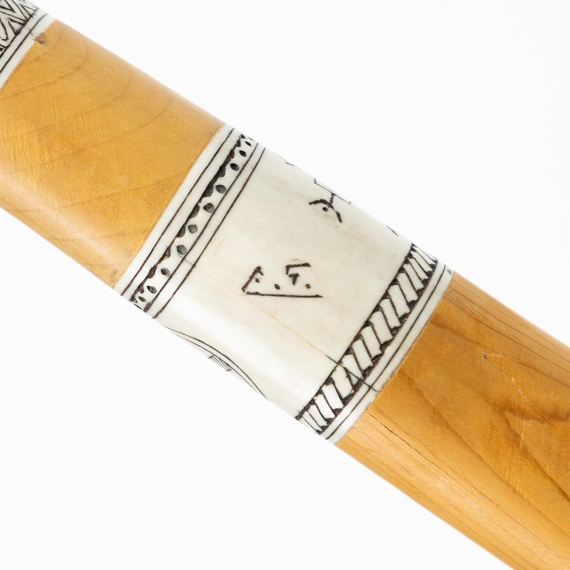 Calle Gran, bear spear, signed.