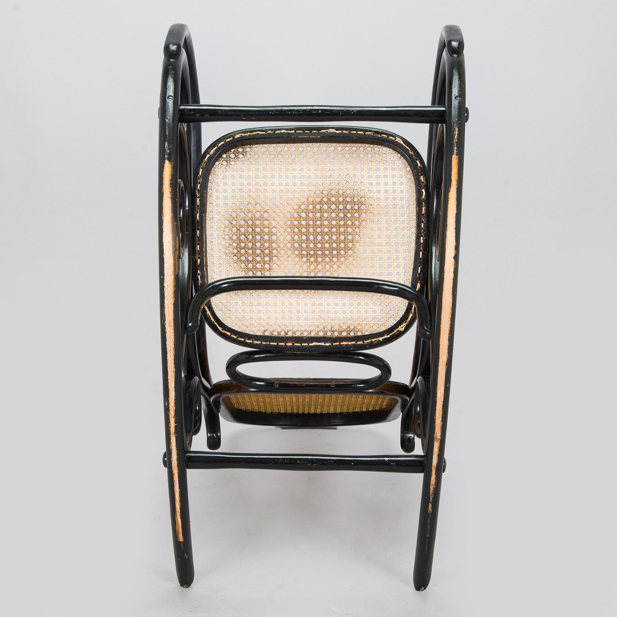 A mid-20th century Thonet style rocking chair.