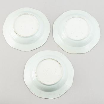 A group of blue and white porcelain, Qing dynasty, 18/19th Century.
