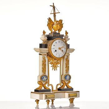A Louis XVI 18th century mantel clock.