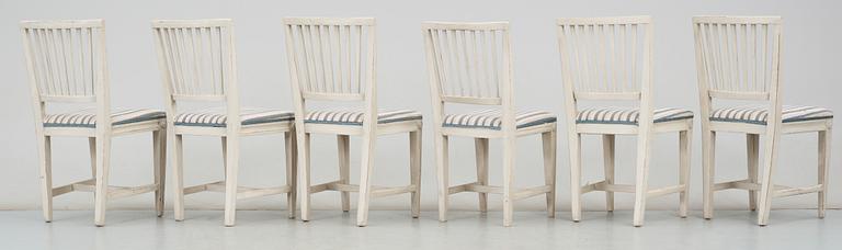 STOLAR, 6 st, sengustavianska, provins,  runt 1800.