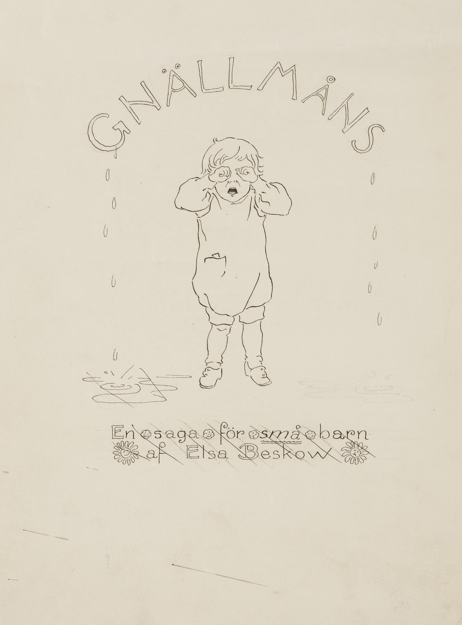Elsa Beskow, "Gnällmåns - En saga för små barn af Elsa Beskow".
