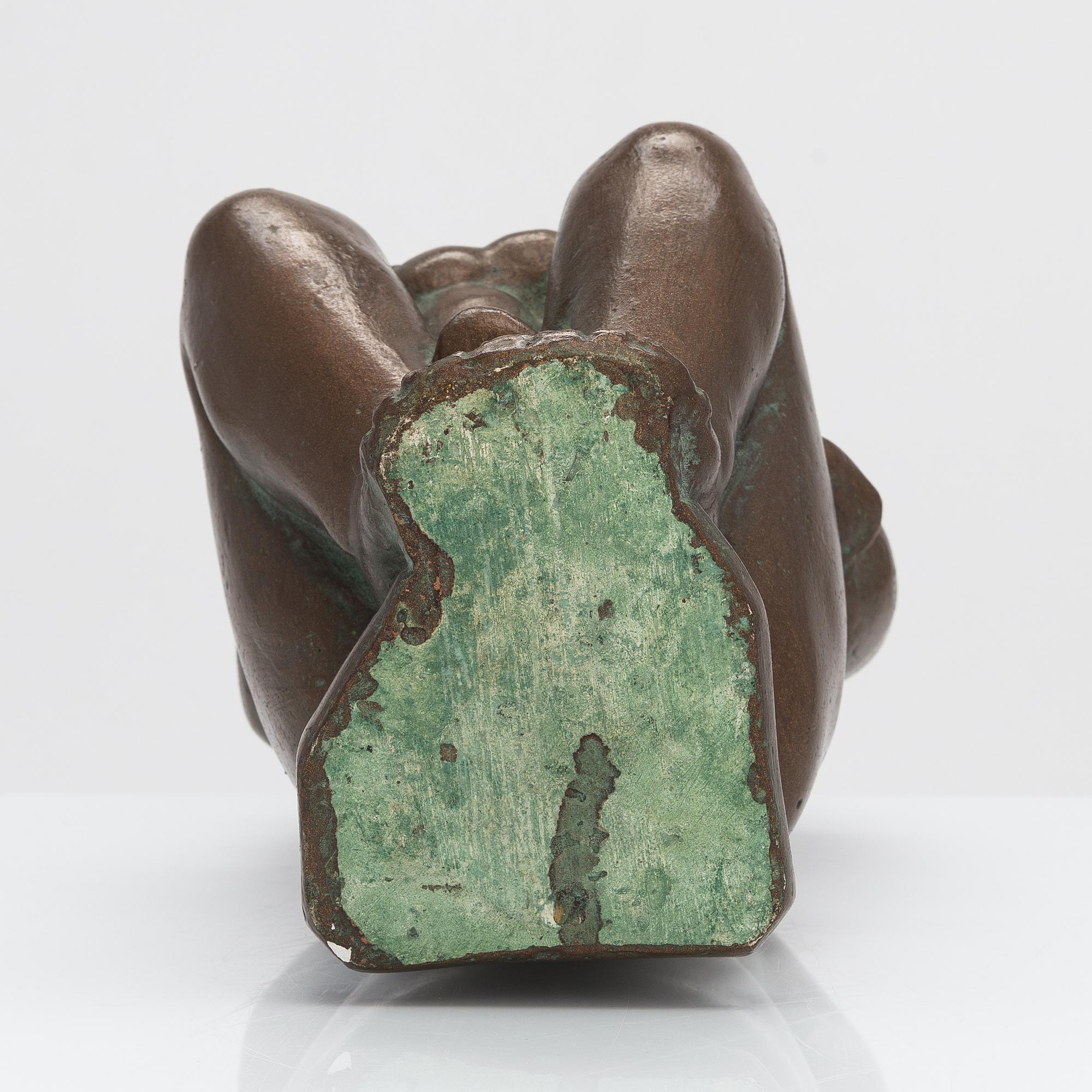Eino Räsänen, a plaster sculpture, signed.