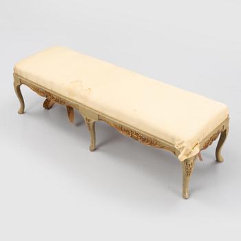 A Rococo style bench, first half of the 20th century.