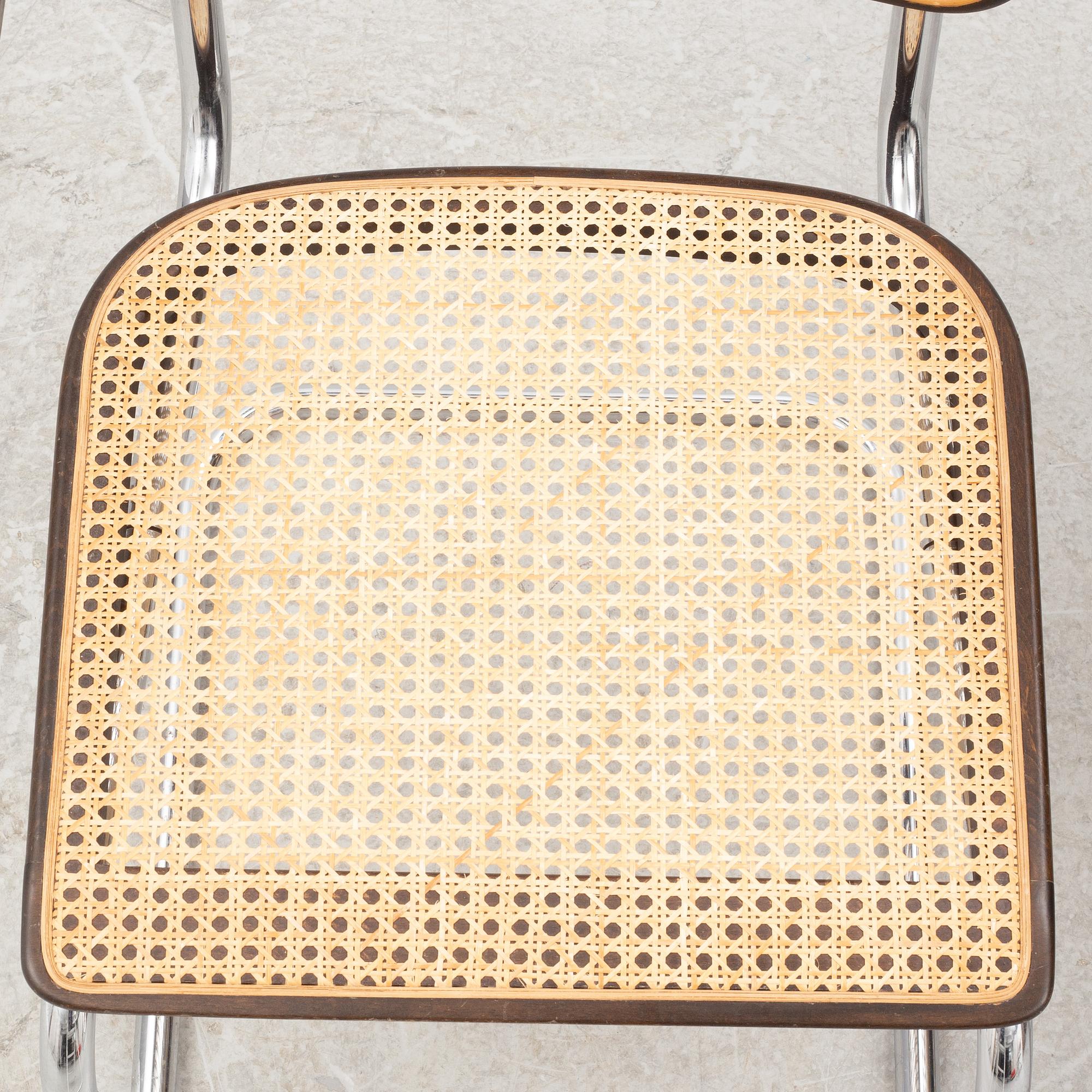 Thonet, chairs 4+2 pcs, 1980s.