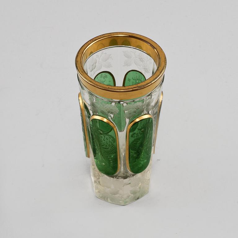 VAS, glas, Böhmisk typ, 1800-talets slut.