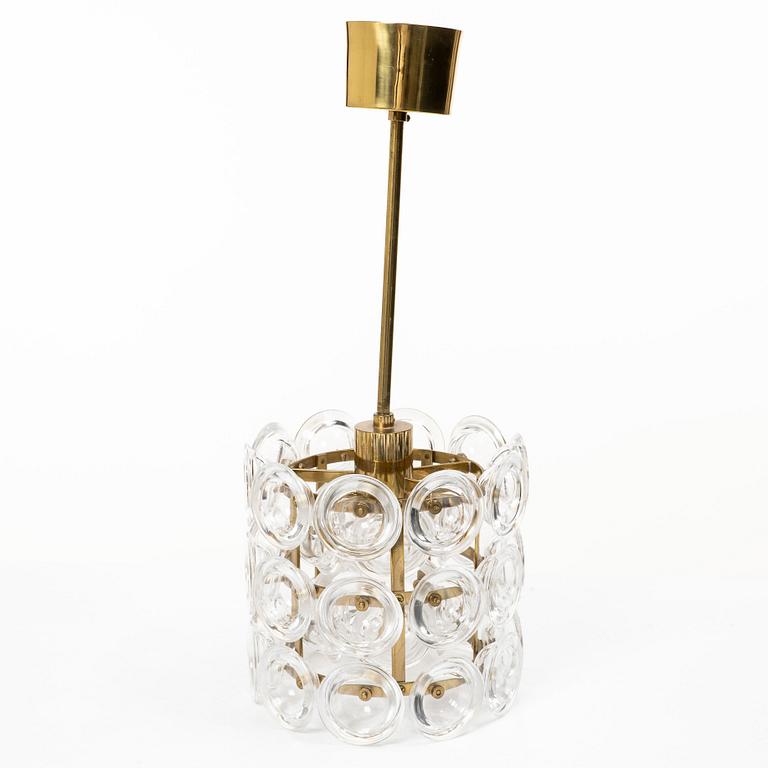 Carl Fagerlund, a ceiling lamp, model RD1846, Orrefors, second half of the 20th century.