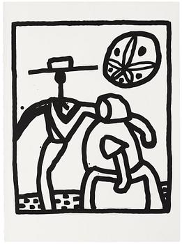 374. Keith Haring, "Untitled/Kutztown".