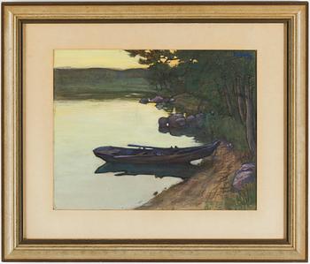 Ivar Kamke · IVAR KAMKE, gouache, signerad, daterad -13