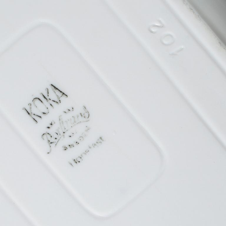 SERVISDELAR, 41 st, "Koka blå", Hertha Bengtson, Rörstrand, 1900-tal.